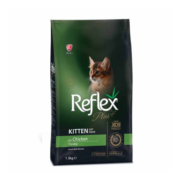 غذای خشک بچه گربه رفلکس پلاس کیتن با طعم مرغ – Reflex Plus Chicken Kitten Food