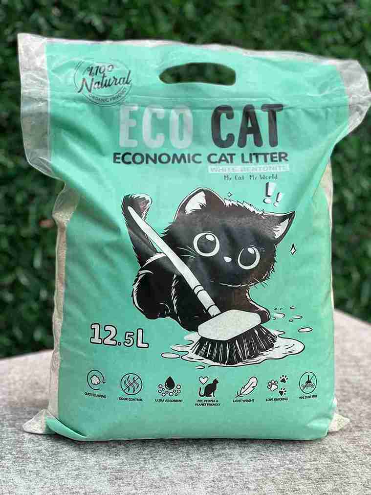 خاک گربه اکو کت ساده کنترل بوی قوی، جذب سریع-ECO CAT - Image 2