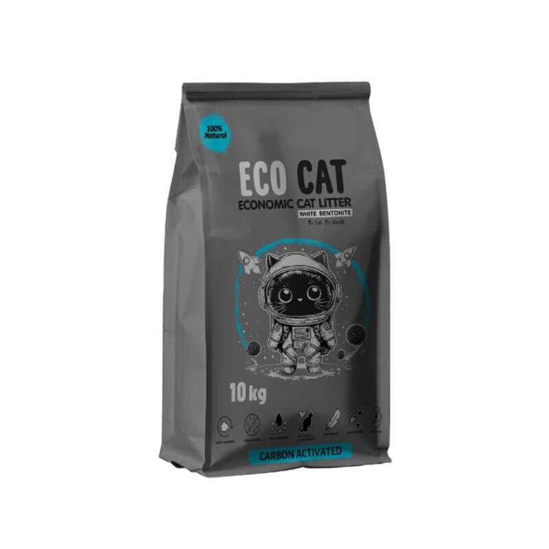 خاک گربه اکو کت کربندار کنترل بوی قوی، جذب سریع - ECO CAT